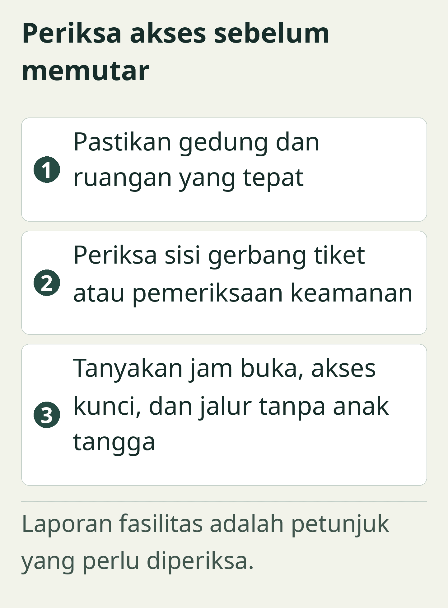 Diagram asli redaksi: Periksa akses sebelum memutar