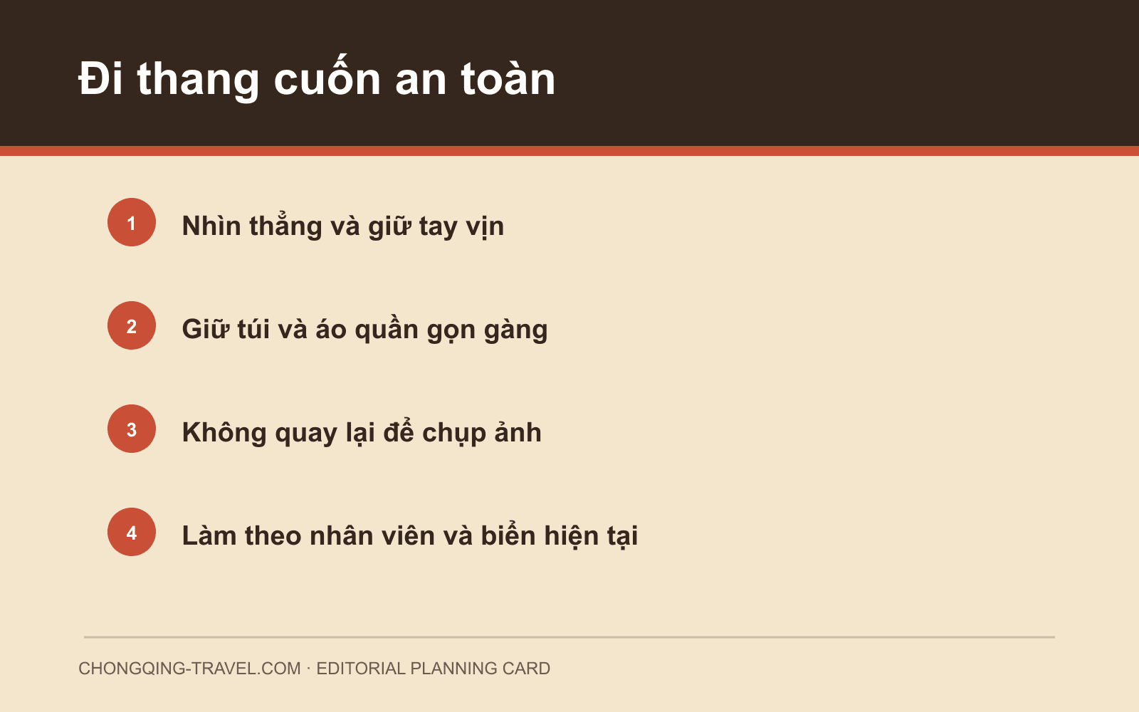 Thẻ an toàn Crown Escalator