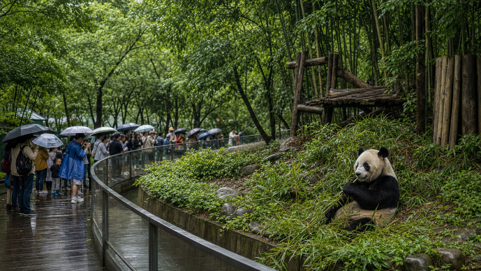 Gambar sampul untuk Panduan Panda Chongqing Zoo 2026: Waktu, Metro, Tiket, dan Tips Keluarga